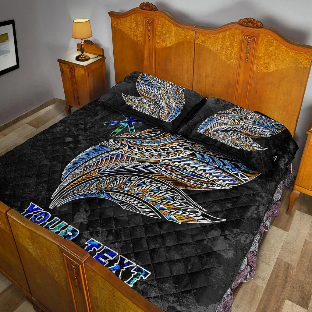 Polynesian Hawaii Custom Personalised Quilt Bed Set - Polynesian Wings