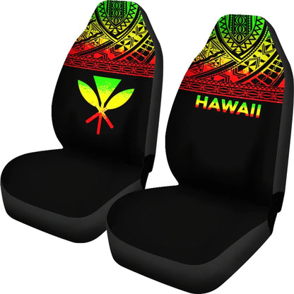 Hawaii Car Seat Covers - Hawaii Kanaka Maoli Polynesian Reggae Horizontal