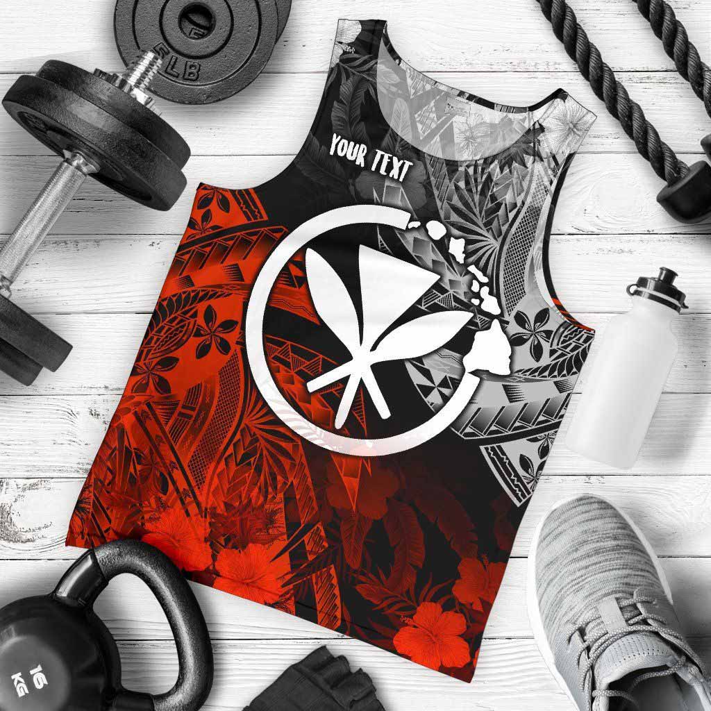 Polynesian Hawaii Kanaka Maoli Personalised Men Tank Top - Vintage Polynesian Style