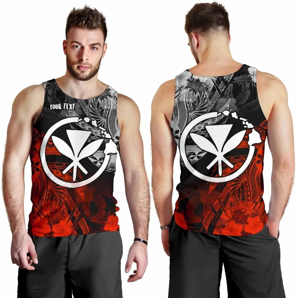 Polynesian Hawaii Kanaka Maoli Personalised Men Tank Top - Vintage Polynesian Style