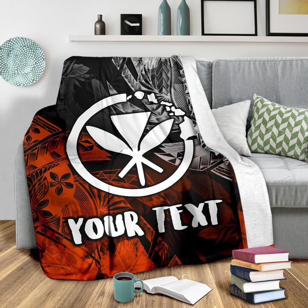 Polynesian Hawaii Kanaka Maoli Personalised Premium Blanket - Vintage Polynesian Style