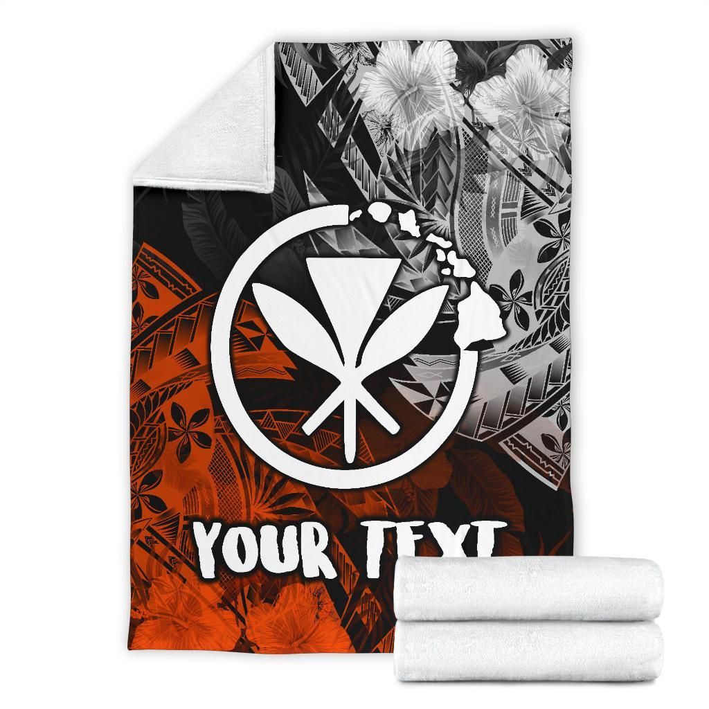 Polynesian Hawaii Kanaka Maoli Personalised Premium Blanket - Vintage Polynesian Style