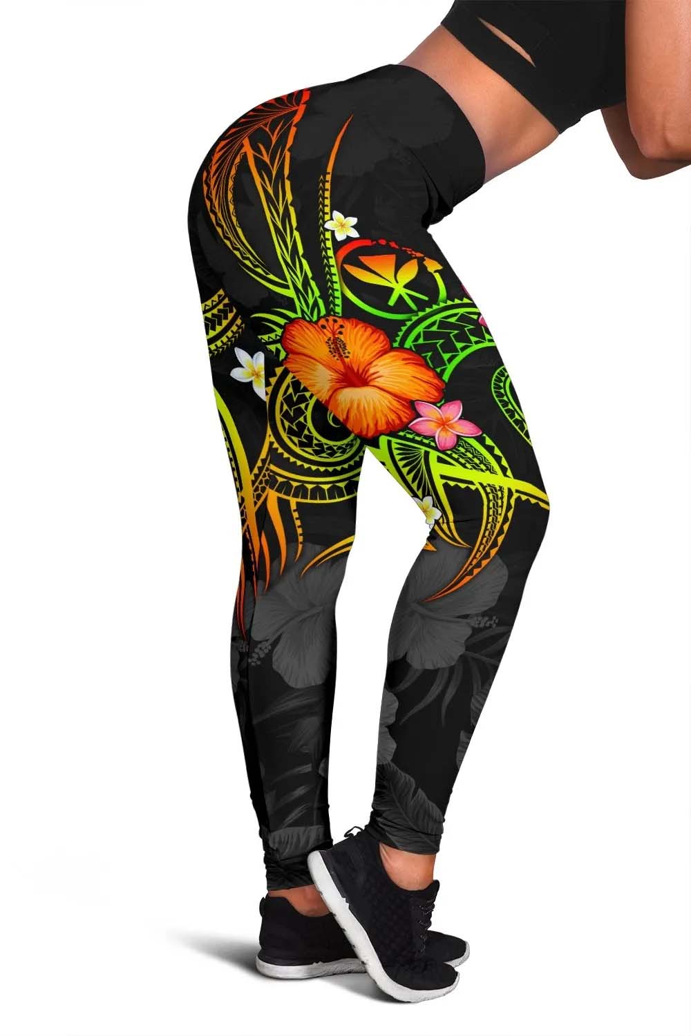 Polynesian Hawaii Legging - Legend of Kanaka Maoli (Reggae)