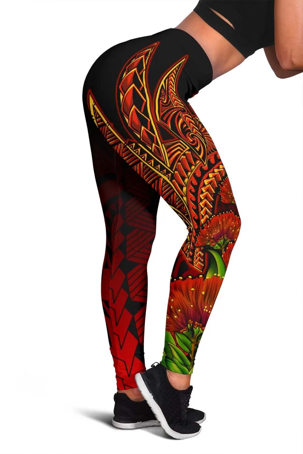 Polynesian Hawaii  Legging - Ohia Lehua