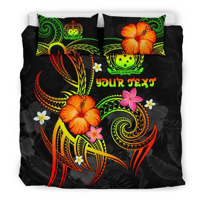 Polynesian Hawaii Personalised Bedding Set - Legend Of Samoa (Reggae)