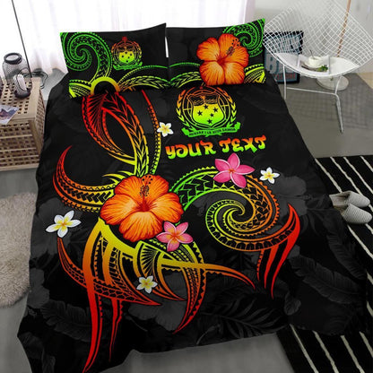 Polynesian Hawaii Personalised Bedding Set - Legend Of Samoa (Reggae)