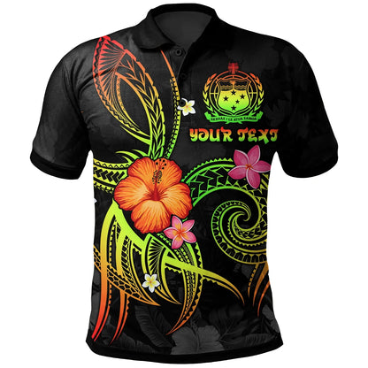 Polynesian Hawaii Personalised Polo Shirt - Legend of Samoa (Reggae)