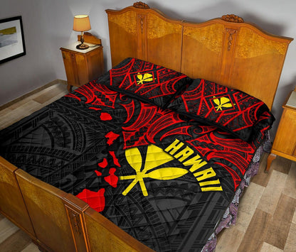 Polynesian Hawaii Quilt Bed Set - Polynesian Whale Tail