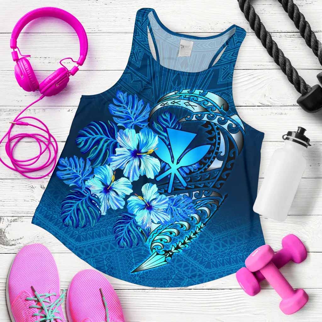 Polynesian Hawaii Racerback Tank - King Kamehameha Koa Spear