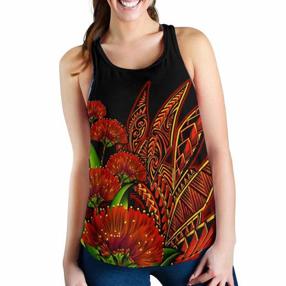 Polynesian Hawaii Women Racerback Tank - Ohia Lehua