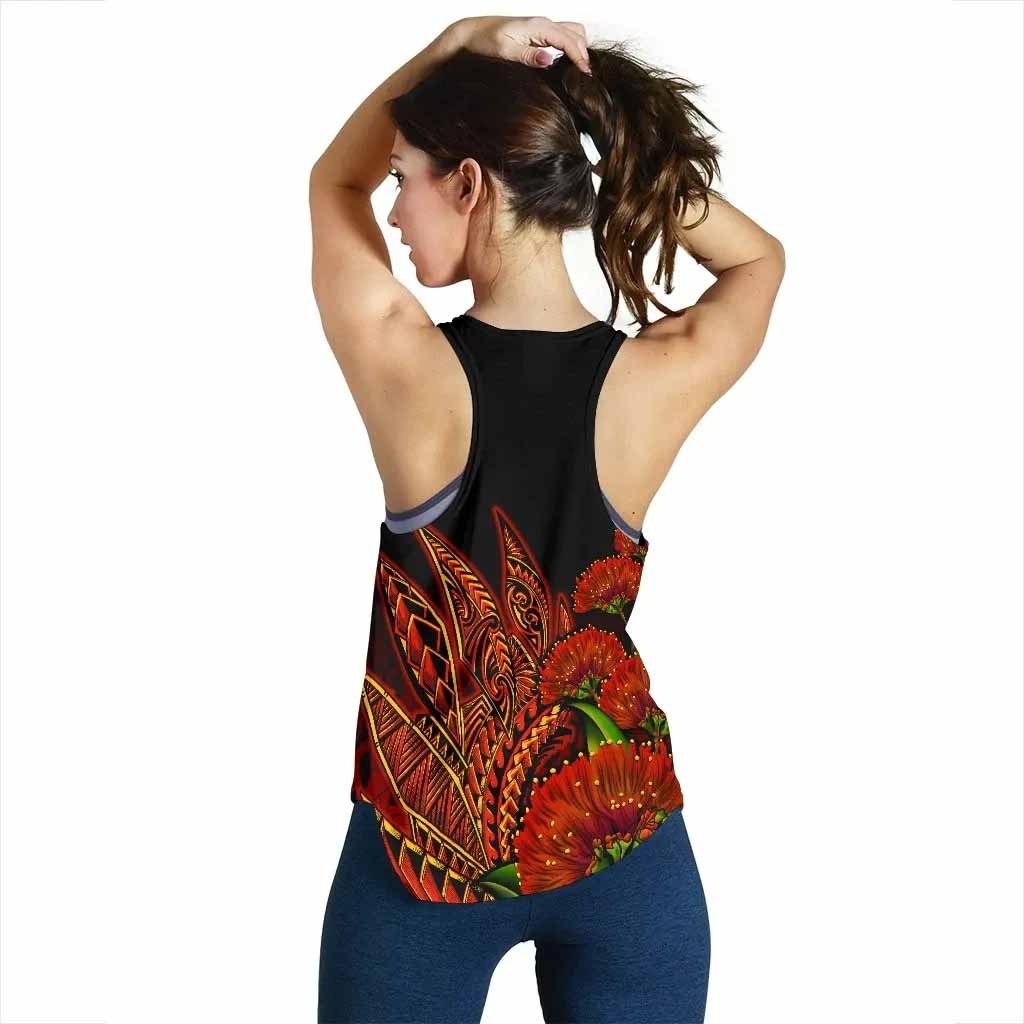 Polynesian Hawaii Women Racerback Tank - Ohia Lehua