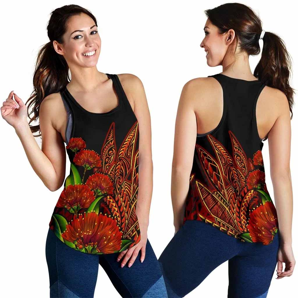 Polynesian Hawaii Women Racerback Tank - Ohia Lehua
