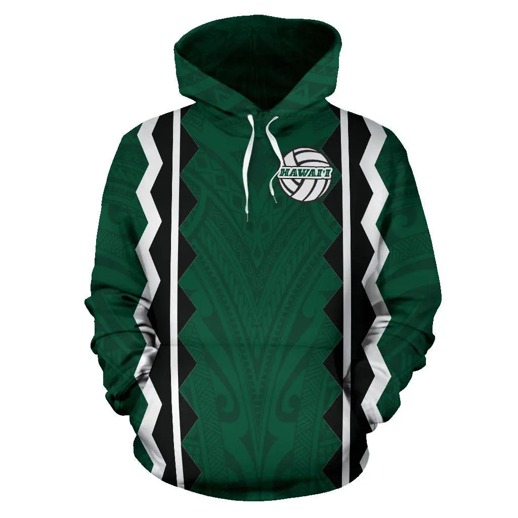 Polynesian Hawaii Women As Volleyball Team Supporter All Over Hoodie