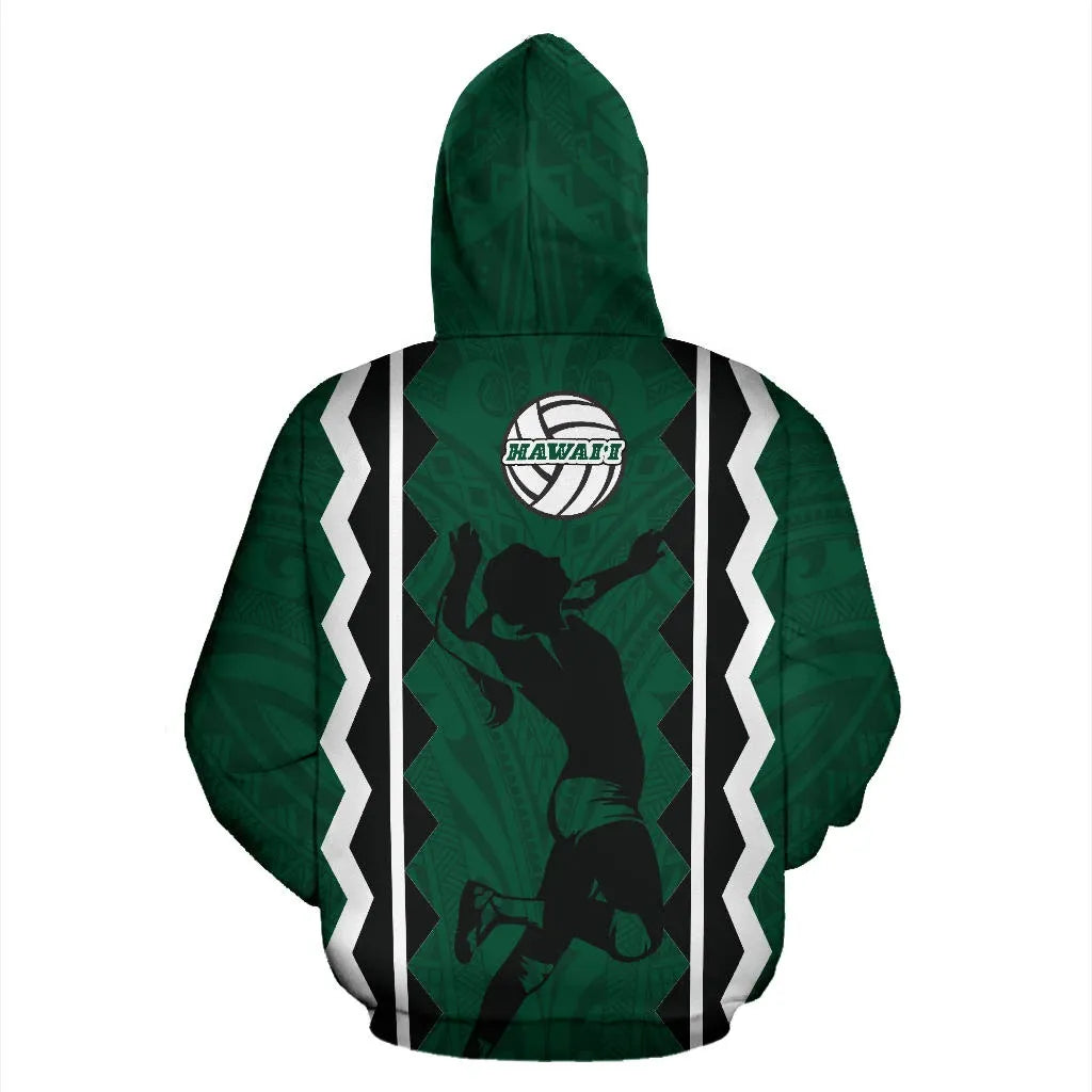 Polynesian Hawaii Women As Volleyball Team Supporter All Over Hoodie