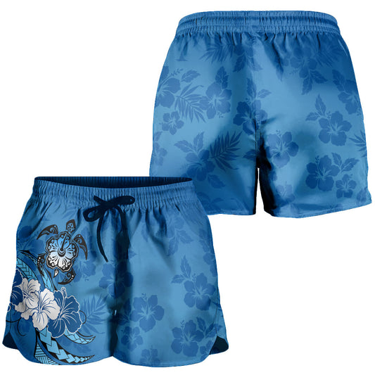 Hawaii Women Shorts Polynesian Hibiscus