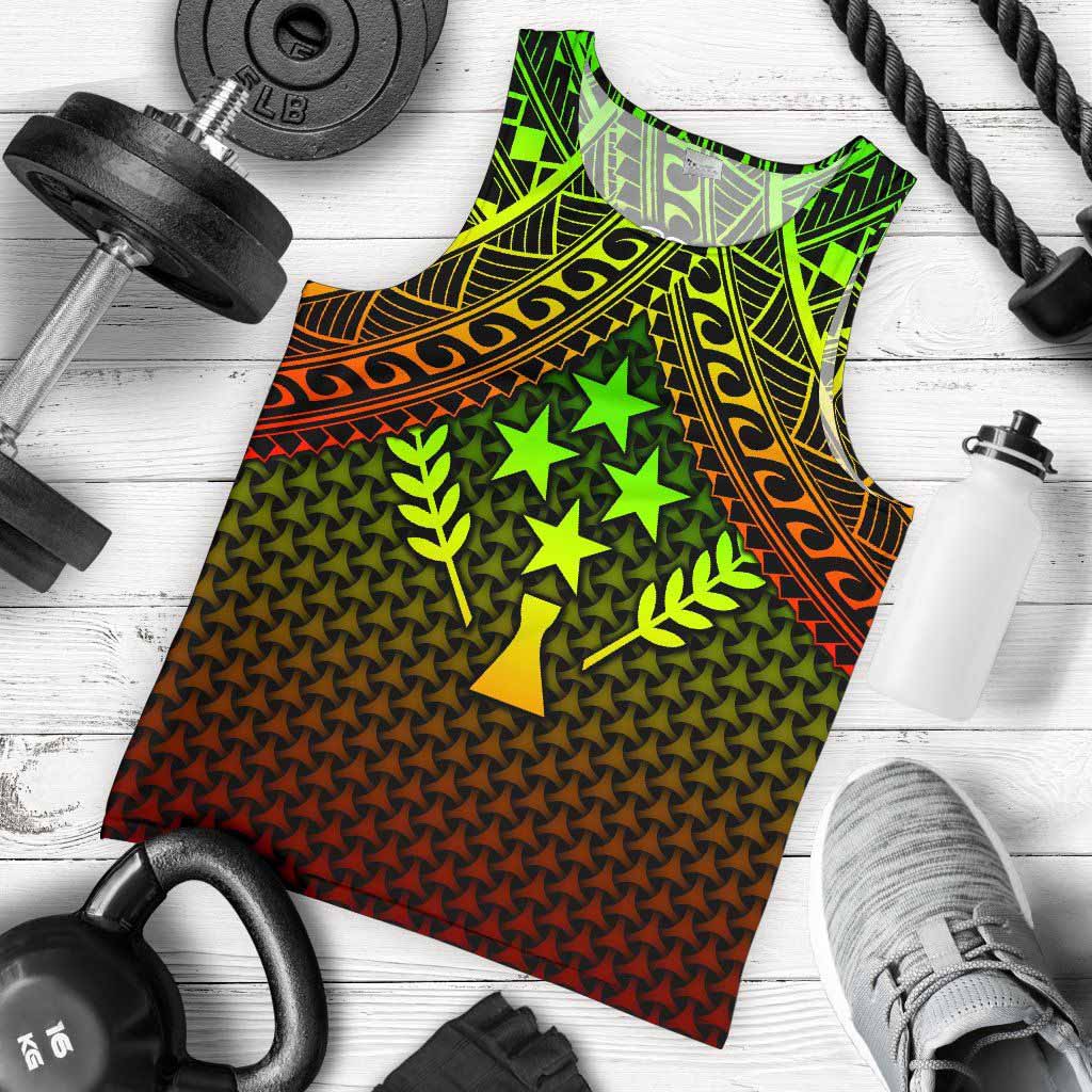 Polynesian Kosrae Men Tank Top - Reggae Vintage Polynesian Patterns