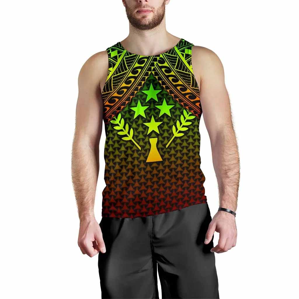 Polynesian Kosrae Men Tank Top - Reggae Vintage Polynesian Patterns