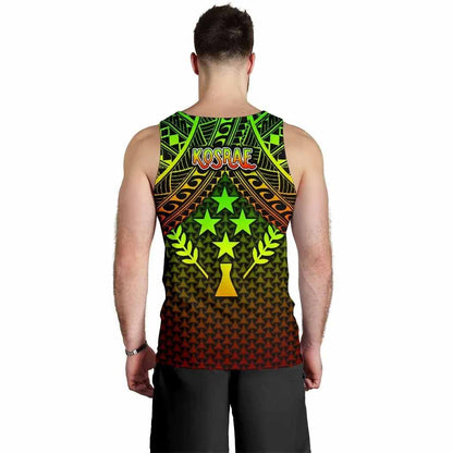 Polynesian Kosrae Men Tank Top - Reggae Vintage Polynesian Patterns