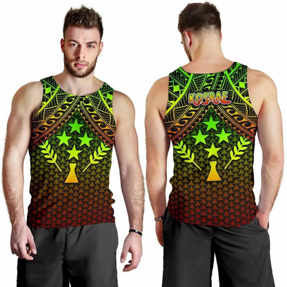 Polynesian Kosrae Men Tank Top - Reggae Vintage Polynesian Patterns