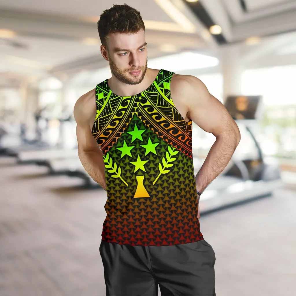 Polynesian Kosrae Men Tank Top - Reggae Vintage Polynesian Patterns