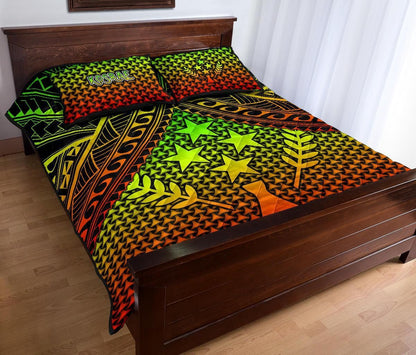 Polynesian Kosrae Quilt Bed Set - Reggae Vintage Polynesian Patterns
