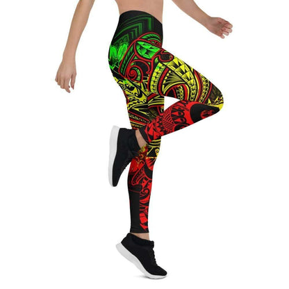 Polynesian Legging - Reggae Shark Polynesian Tattoo