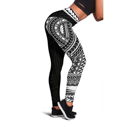 Polynesian Legging -  Rising 2nd White