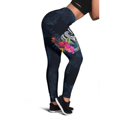 Polynesian Legging - Tropical Flower