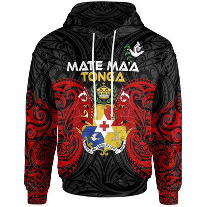 Polynesian Mate Ma'a Tonga Hoodie - Tongan Spirit