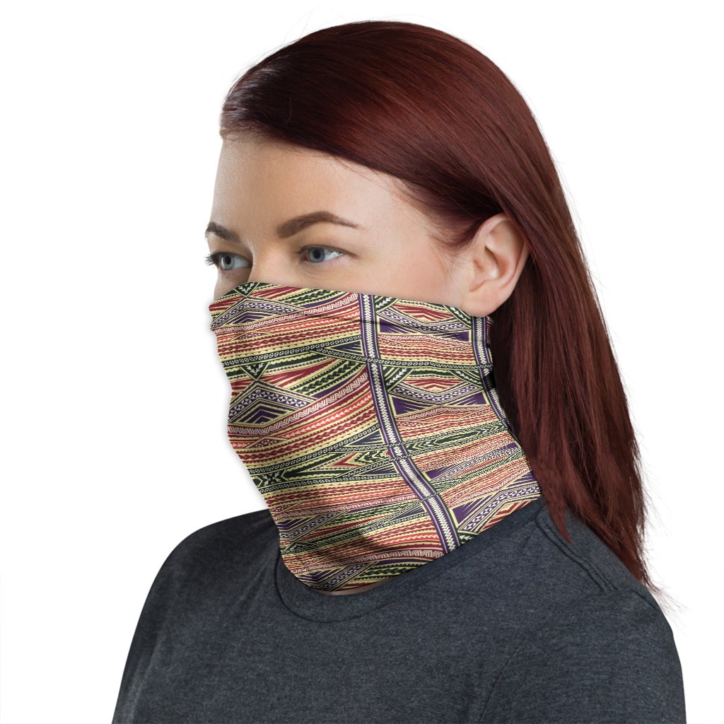 Polynesian Neck Gaiter - Polynesian Patterns 02