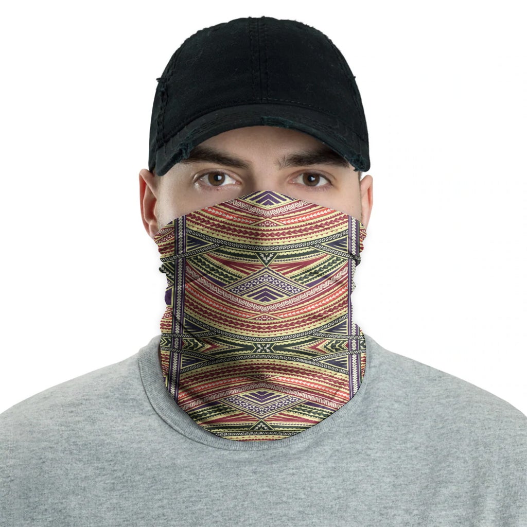 Polynesian Neck Gaiter - Polynesian Patterns 02