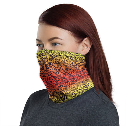 Polynesian Neck Gaiter - Polynesian Patterns 24