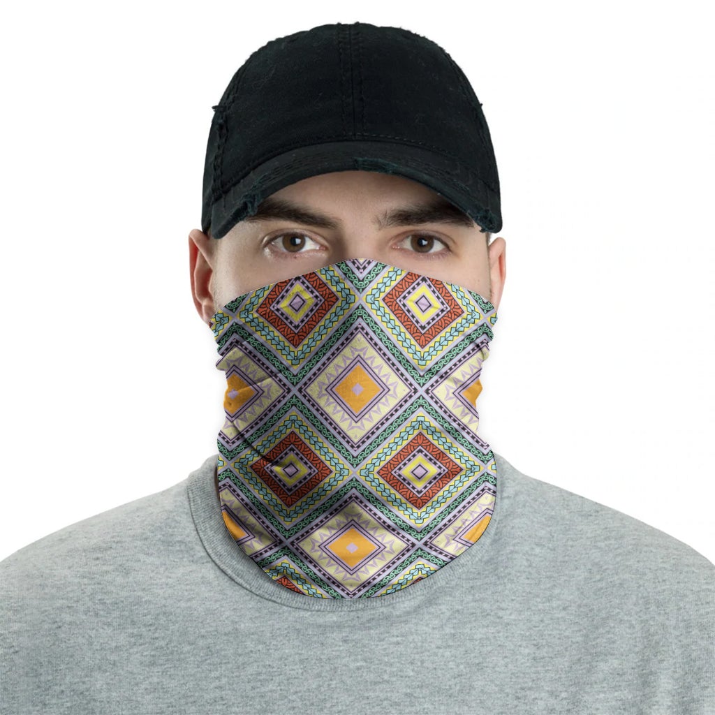 Polynesian Neck Gaiter - Polynesian Patterns 64
