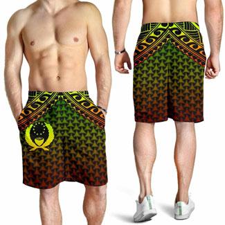 Polynesian Pohnpei Men Shorts - Reggae Vintage Polynesian Patterns