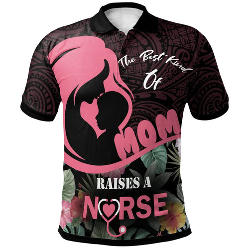 Polynesian Polo Shirt - The Best Of Kind Mom Raises A Nurse