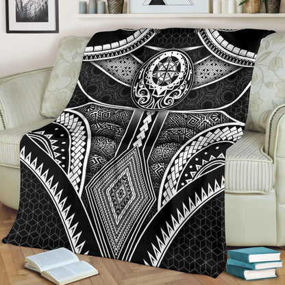 Polynesian Premium Blanket - Patterns Poly Unique