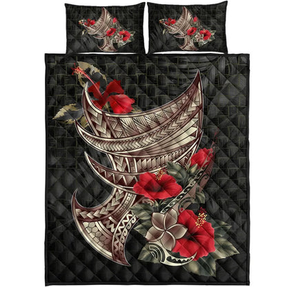 Polynesian Quilt Bed Set - Polynesian Tribal Vintage Style