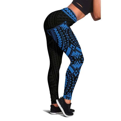 Polynesian Rising 10th Legging (Blue)