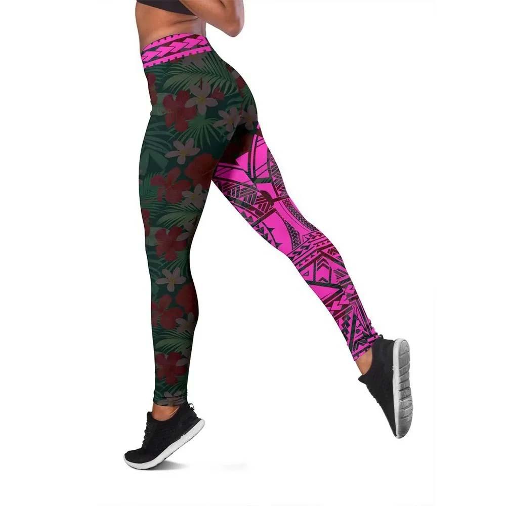 Polynesian Rising 17th Legging (Pink)