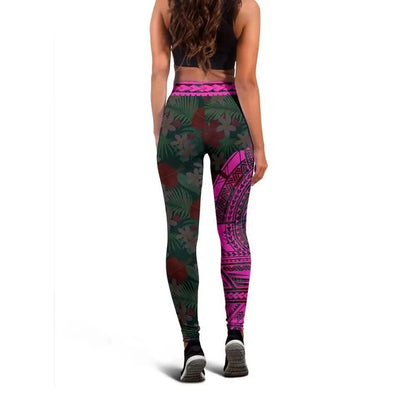 Polynesian Rising 17th Legging (Pink)