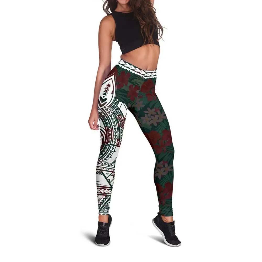 Polynesian Rising 17th Legging (White)