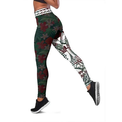 Polynesian Rising 17th Legging (White)