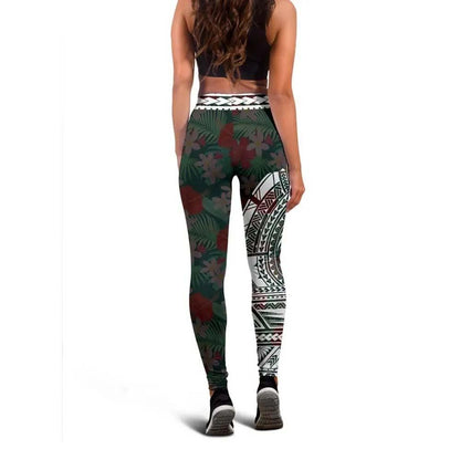 Polynesian Rising 17th Legging (White)