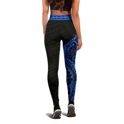Polynesian Rising 3rd Legging (Blue)
