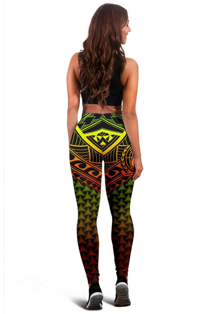 Polynesian Samoa Legging - Reggae Vintage Polynesian Patterns