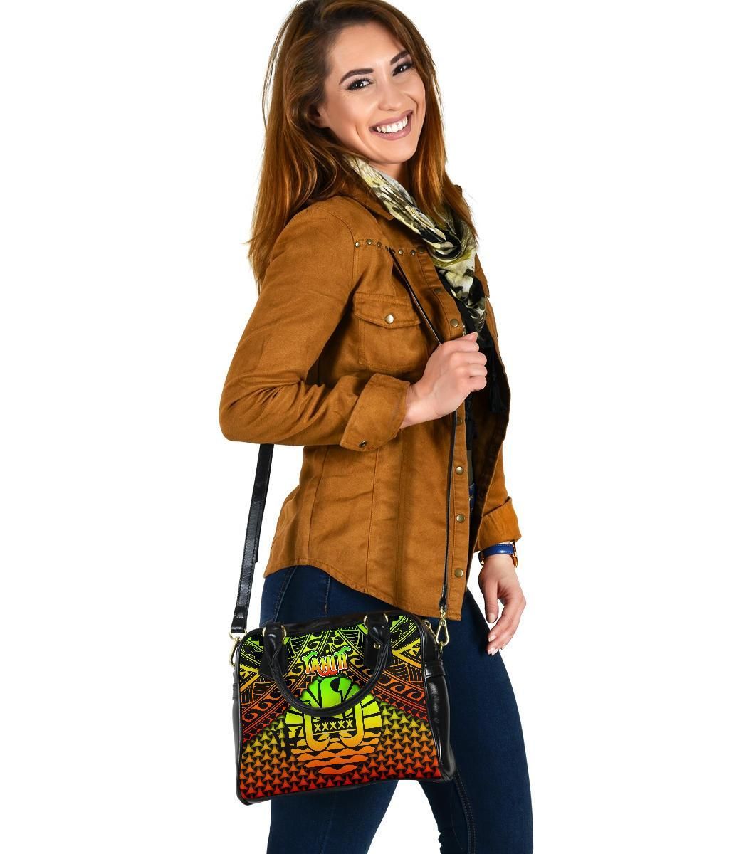 Polynesian Tahiti Shoulder Handbag - Reggae Vintage Polynesian Patterns