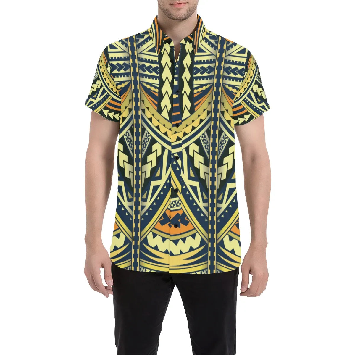 Polynesian Tattoo Short Sleeve Shirt