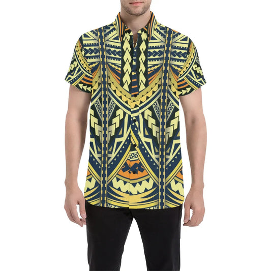 Polynesian Tattoo Short Sleeve Shirt