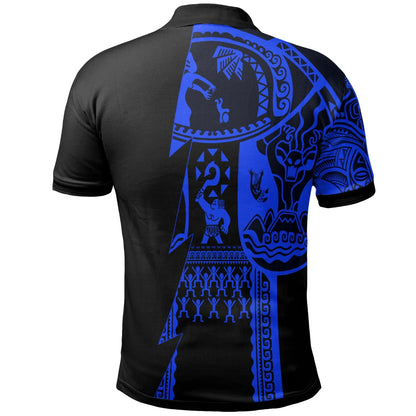 Polynesian Tonga Polo Shirts - Maui Moana Tattoo with Seal Tonga