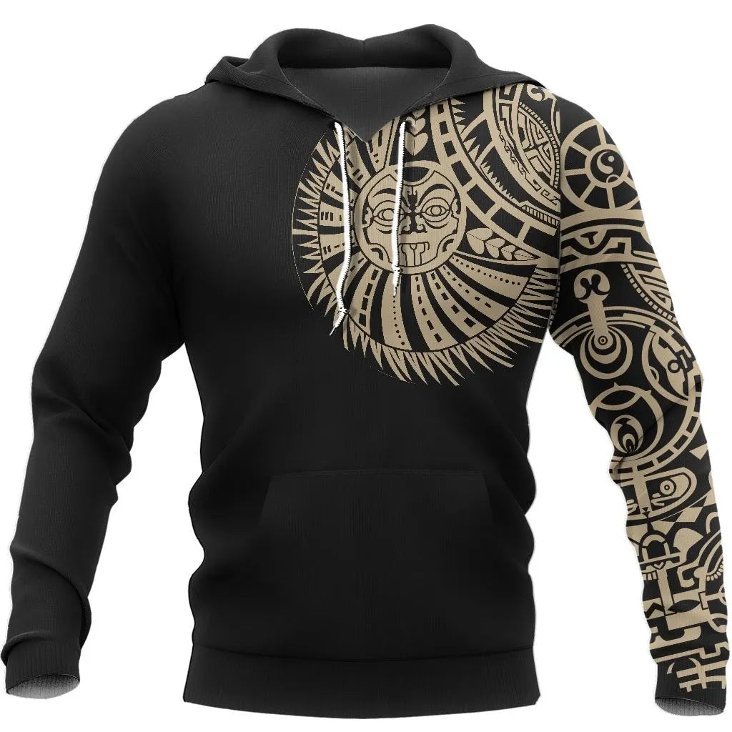 Polynesian Hoodie - Polynesian Tribal Tattoo